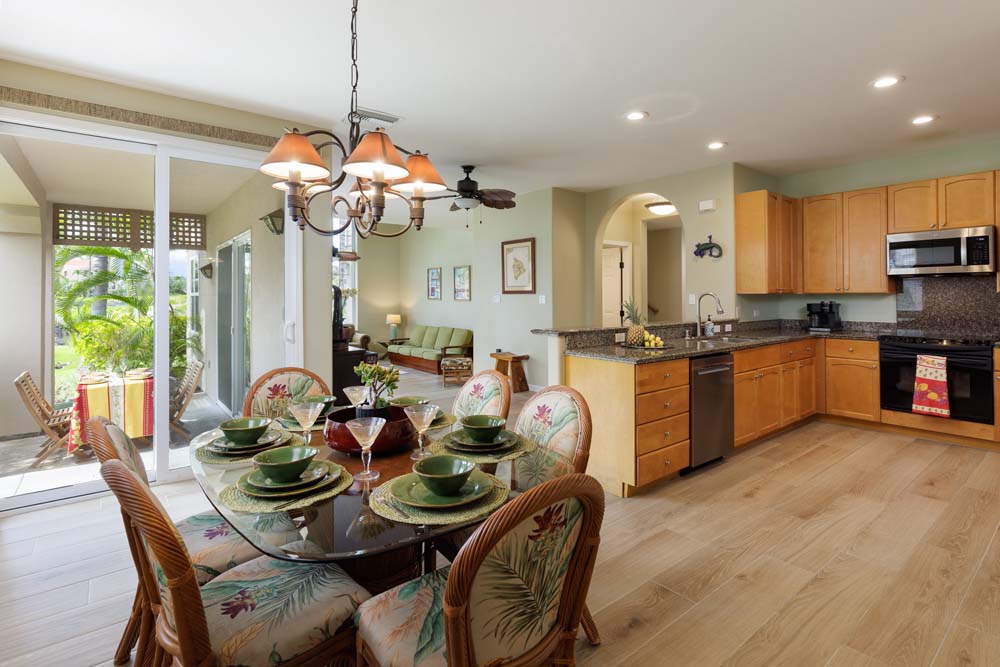 Separate dining from kitchen/living room