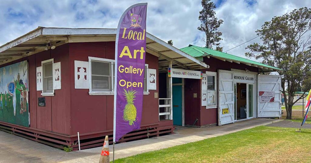 The Firehouse Art Gallery in Waimea