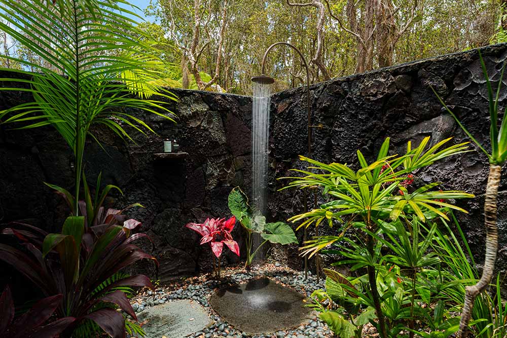 outdoor shower